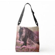 Beleza Negra Cavalo Frísia - Saco de Tote