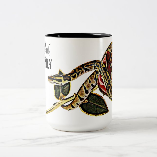 Beleza perigosa da caneca do cobra do pitão da (Centro)