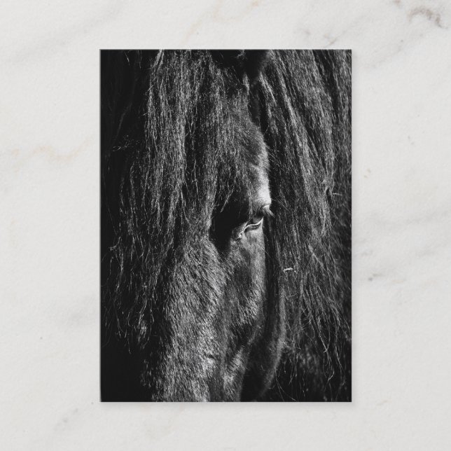 Beleza preta - cartão de visita (Frente)