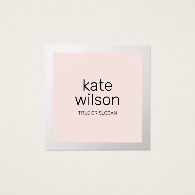 Beleza Rosa Espelhada Moderna Profissional (Frente)