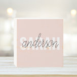 Beleza Rosa Moderna Pastel Personalizada Seu Nome<br><div class="desc">Beleza Rosa Moderna Pastel Personalizada Seu Nome</div>