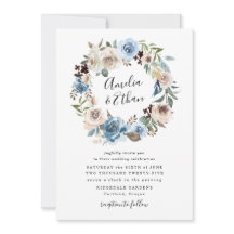 Beleza Sangrenta | Convite Para Casamento Floral