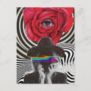 Beleza surreal cartão postal