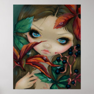 Belezas venenosas X:  IMPRESSÃO da ARTE do Creepe