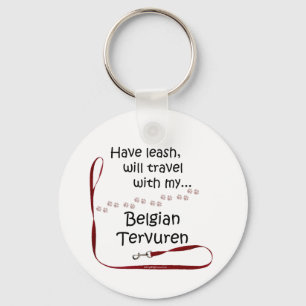 Belga Tervuren Viagem Leash - Chaveiro