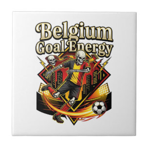 Bélgica Gol Energia Esqueleto Atacante Nações Negr