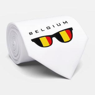 Bélgica Sombras de texto personalizado e gravata d