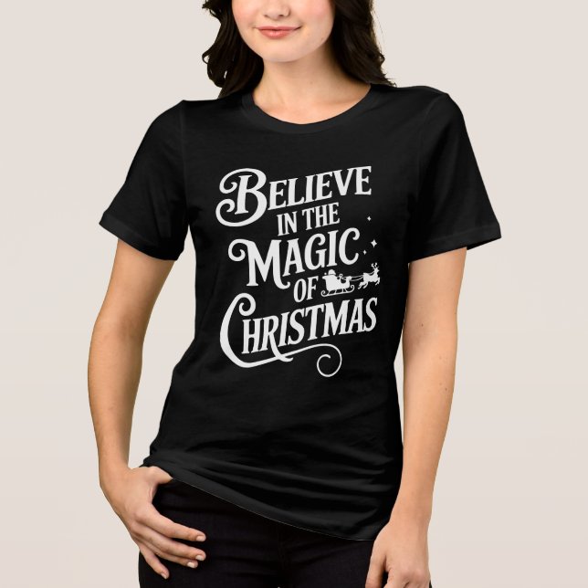 Believe In The Magic Of Christmas Day Typography (Frente)