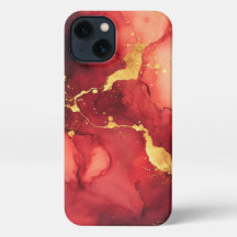 belíssima arte vermelha do álcool, ouro feminino