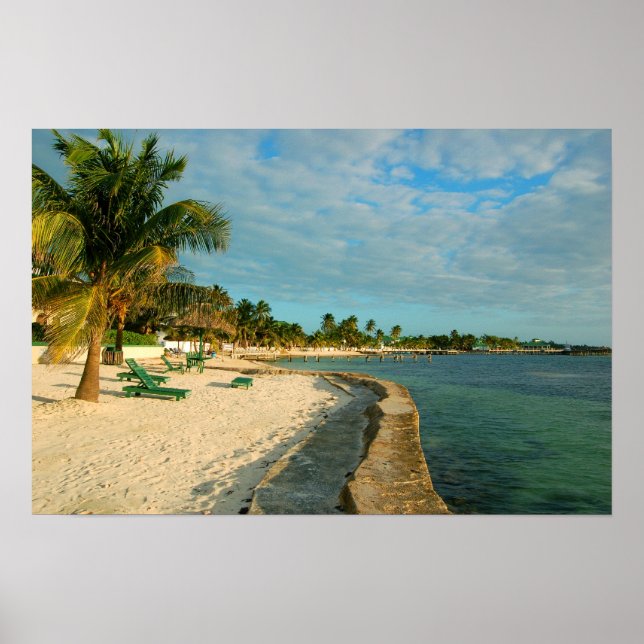 Belize Beach Poster (Frente)