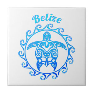 Belize de Tartaruga Tribal do Oceano Azul