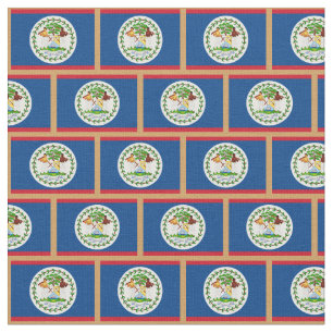 Belize Flag & Belize Tecido de moda / esportes