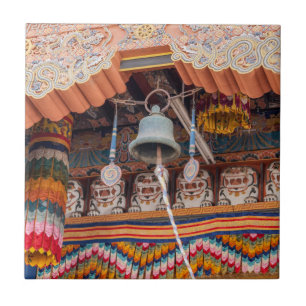 Bell em Punakha Dzong - Butão, Himalaia, Ásia