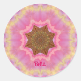 BELLA ~ Bonito no adesivo rosa personalizado