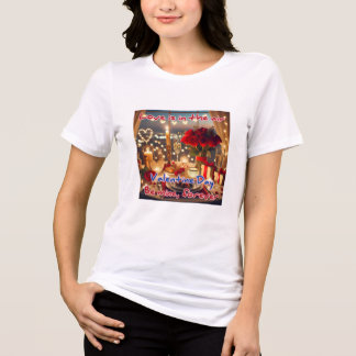 Bella+Canvas Camiseta Tri-blend Feminina, Preto Só