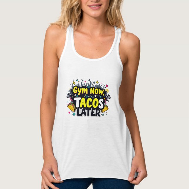 Bella+Canvas Flowy Racerback Tank – Camiseta (Frente)