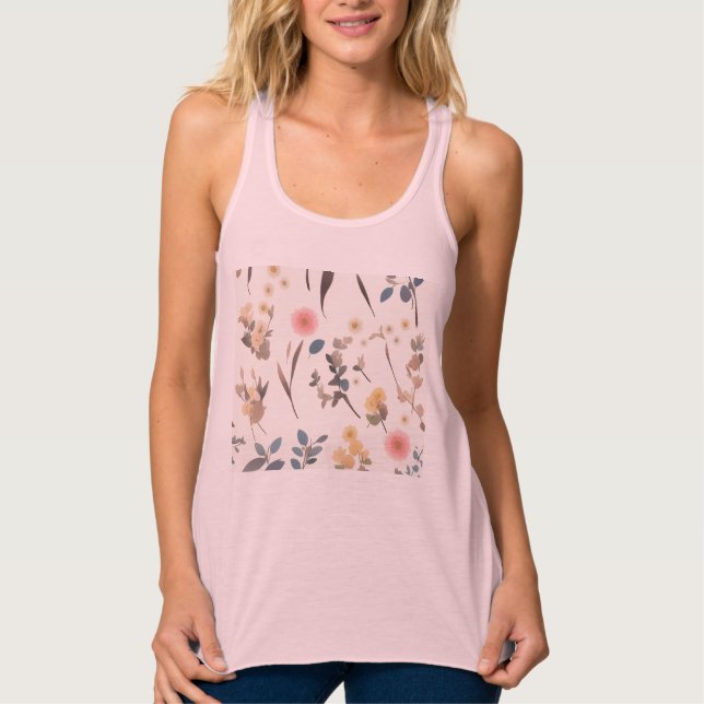 Bella+Canvas Flowy Racerback Tank Top (Frente)