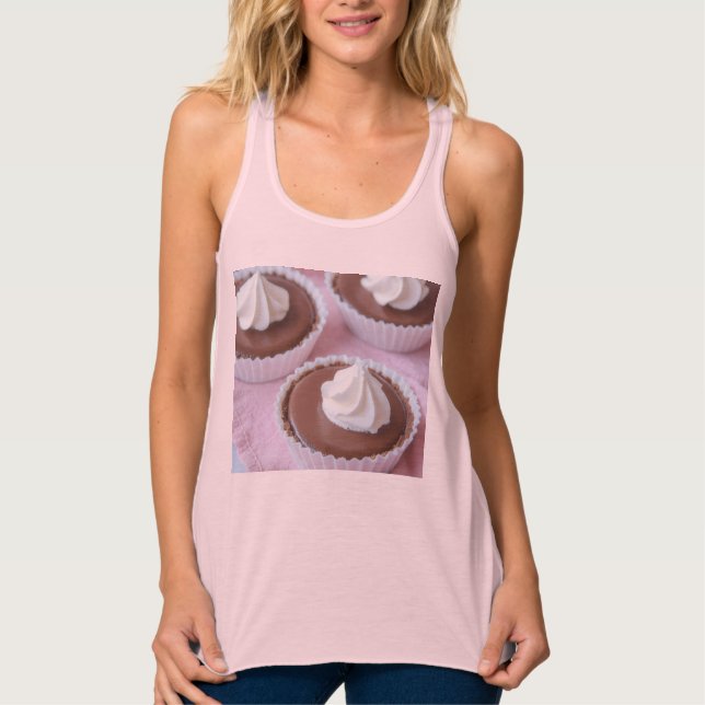 Bella+Canvas Flowy Racerback Tank Top (Frente)