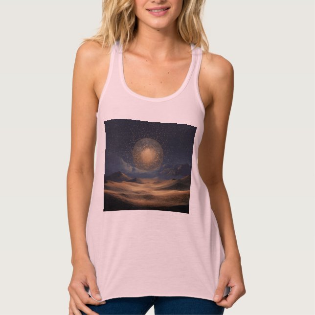 Bella+Canvas Flowy Racerback Tank Top (Frente)