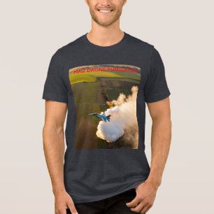 Bella+Canvas T-Shirt Tri-Blend – Aerial de Pôr do