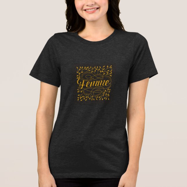  Bella+Canvas Tri-blend T-Shirt & Top (Frente)