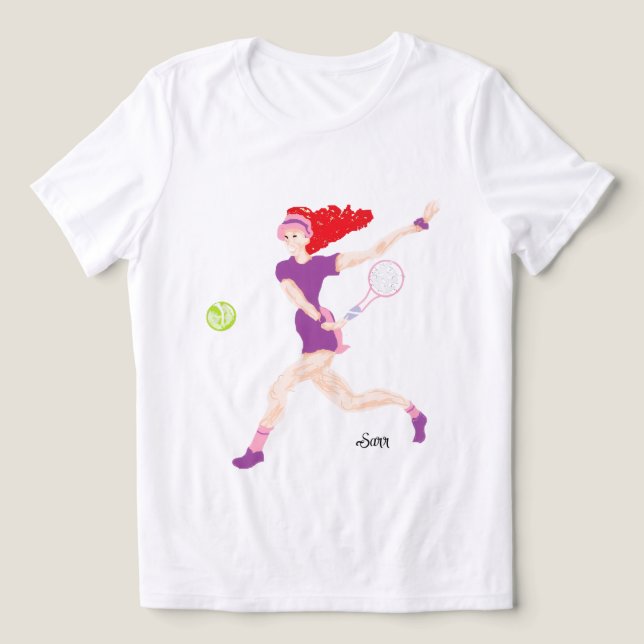 Bella+Canvas Women's Tri-blend T-Shirt Tennis  (Design frontal)