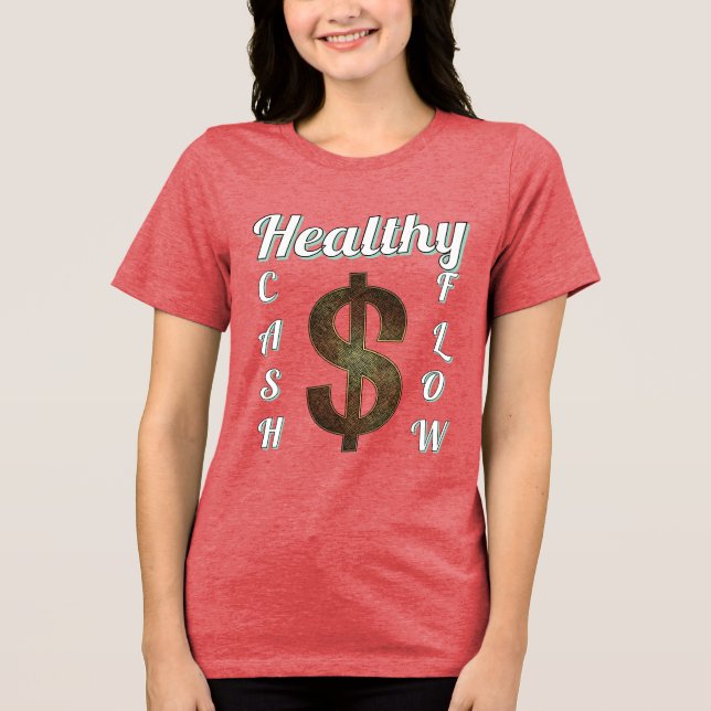 Bella+Canvas Women's Tri-blend T-Shirt, White, Adu (Frente)