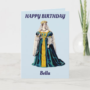 BELLA~ Cartão de aniversário personalizado ~