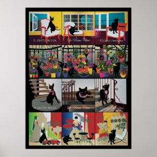 Bella: O Poster Bonito Cat 18"x24"