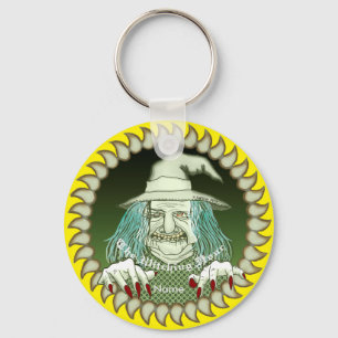 Bella Witch Face chaveiro