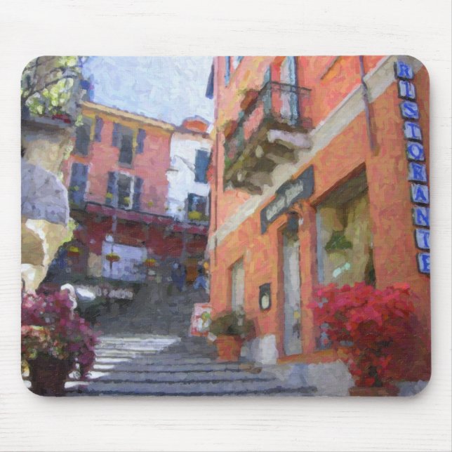 Bellagio, lago Como, Italia Mousepad (Frente)