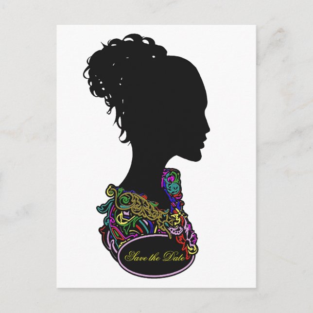 Belle ~ Cartão postal / Salve a data (Frente)