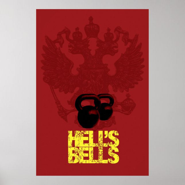Bells do Inferno - Poster do Kettlebell (Frente)