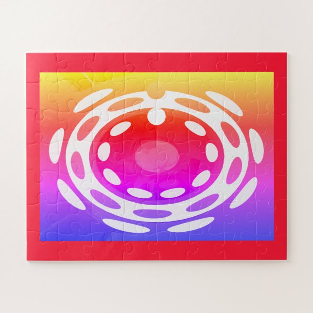 Belo abstrato de arte quebra-cabeça (Horizontal)