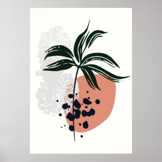 Belo Abstrato Sunset Poster Wall Decor