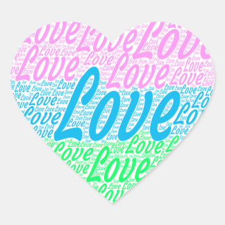 Belo adesivo do Coração