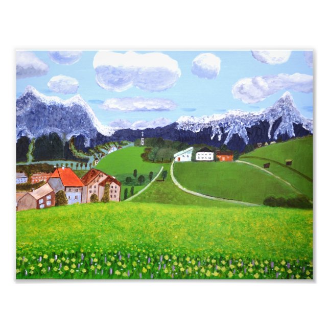 Belo alargamento de fotos na Noruega (Frente)