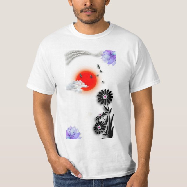 Belo amante de os animais de camisetas design. (Frente)