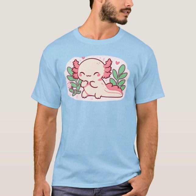 Belo Axolotl, Camisa Axolotl Kawaii (Frente)