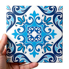 💙 🤍 Belo azul - Azulejos X brancos, Cerâmica T