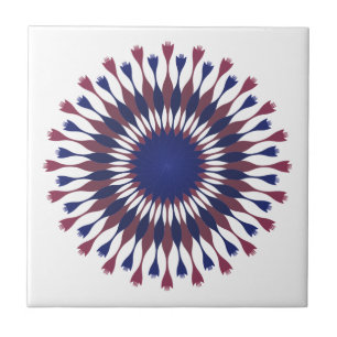Belo Azulejo de Flor de Lotus Cerâmico