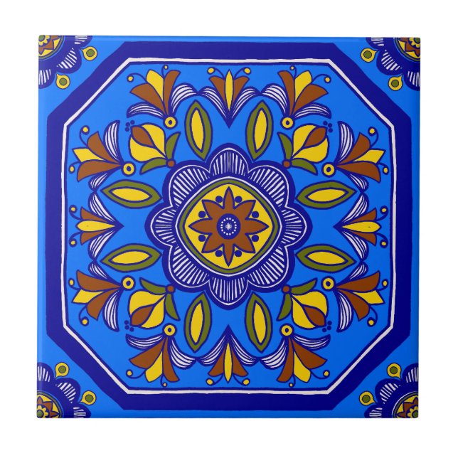 Belo Azulejo italiano Boho (Frente)