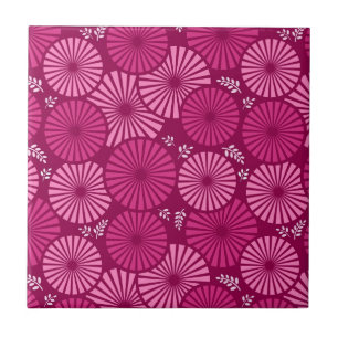 Belo Azulejo retrógrado cor-de-rosa