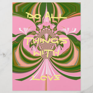 Belo bebê rosa verde e branco Caleidoscópio