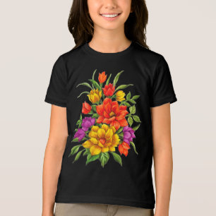 Belo Buquê De Aquarela De Flores-34123