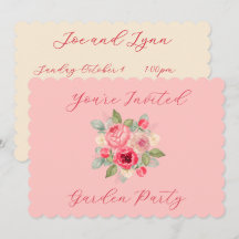 Belo Buquê de Rosas Pintadas de Rosa Convite