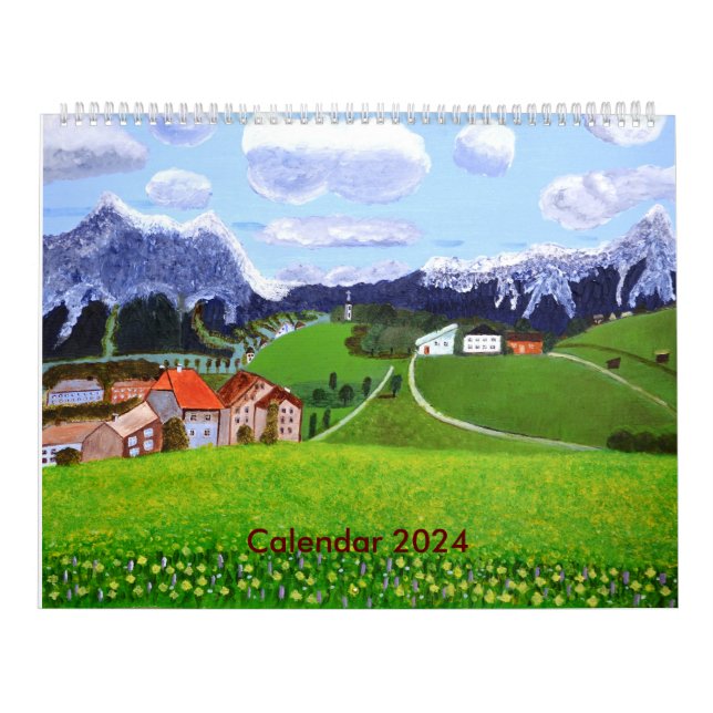 Belo Calendário da Noruega 2024 (Capa)