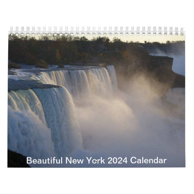Belo calendário de 2024 em Nova Iorque (Capa)