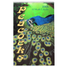 Belo Calendário de Peacocks 2021
