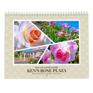 Belo Calendário do Jardim Rosa カ レ ン ダ